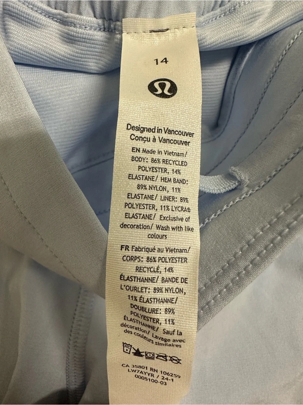 lululemon athletica pre worn